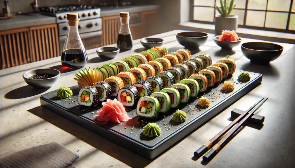 Cuisine Veggie : sushis végétariens