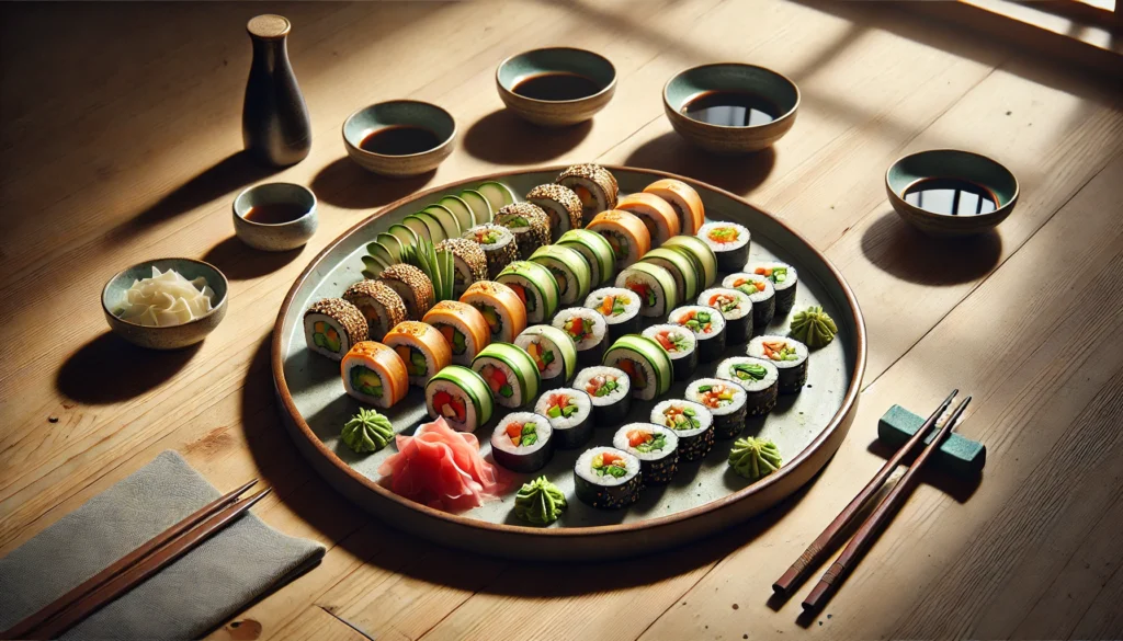 Cuisine Veggie : sushis végétariens